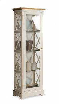 Vitrines en bois massif Armoire en verre Vitrine en bois massif Meuble de salon Bahut