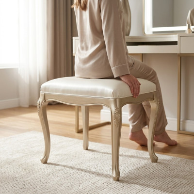 Tabouret re couvert Tabouret Repose-pieds Repose-pieds Pouf Salon Designer