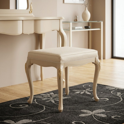 Tabouret re couvert Tabouret Repose-pieds Repose-pieds Pouf Salon Designer