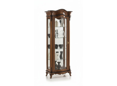 Salon Mobilier Bois massif Vitrines Armoire en verre Buffet en bois massif Vitrine