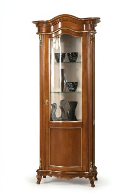 Salle de séjour Mobilier Vitrine en verre Vitrine en bois Armoires vitrées en verre Étagères