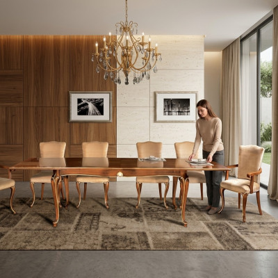 Table à manger Mobilier Design Aménagement Tables Bois Table de salle à manger Tables de luxe Italiennes