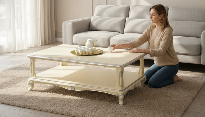 Table basse Tables de café Salon Italie Côté Table basse de luxe Design