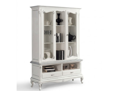 Salon Vitrine Armoire Livres Étagère Buffet Meubles Classiques Étagères Bois