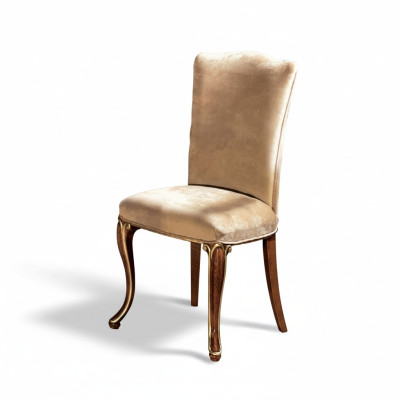 Chaise Bois Italien Mobilier Salle à manger Chaises Design de Luxe Fauteuil Bois Massif