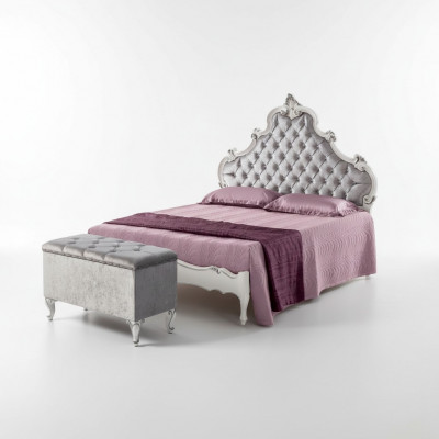Lit Chambre Conception Lits Bois Lit double Meubles italiens Chesterfield