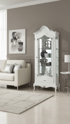 Vitrines Armoire en verre Meuble italien Vitrine Salon Bahut Armoires