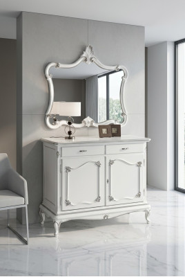 Commode Meuble italien Buffet Miroir Commode Buffet Armoire Bois neuf