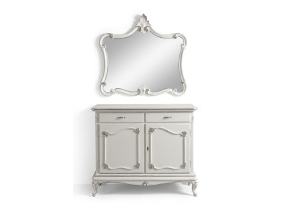 Commode Meuble italien Buffet Miroir Commode Buffet Armoire Bois neuf