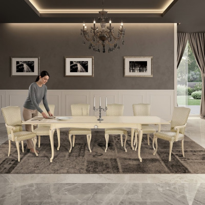 Table de salle à manger Table Bois xxl Mobilier Italien Tables de salle à manger Tables de salle à manger 280cm grande