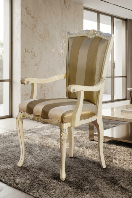 Chaise modèle classique 1 fauteuil Fauteuil en bois meubles italiens neufs