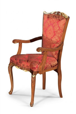 Fauteuils Chaises classiques Salle à manger Meubles italiens en bois Chaise de luxe nouvelle