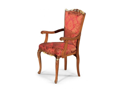 Fauteuils Chaises classiques Salle à manger Meubles italiens en bois Chaise de luxe nouvelle