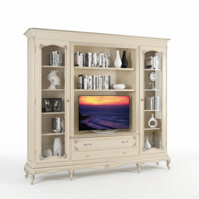 Salon Étagère Murale TV Armoire Armoires Étagère Bois Mobilier de Salon Étagères Neuf