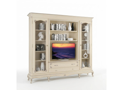Salon Étagère Murale TV Armoire Armoires Étagère Bois Mobilier de Salon Étagères Neuf