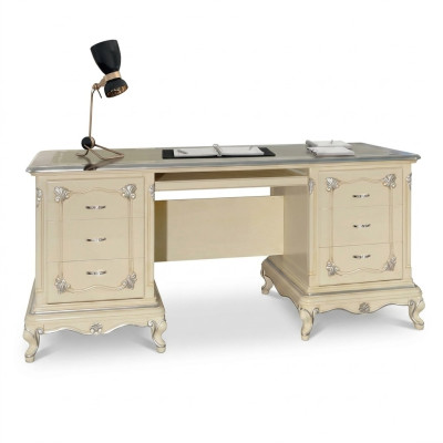 Bureau de luxe Style italien Meubles Bureaux Table Mobilier Tables nouveau