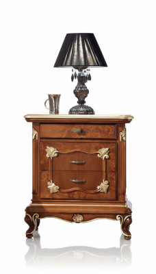 Table de chevet Design Console Tables d'appoint Chambre à coucher Bois Luxe Consoles nouveau