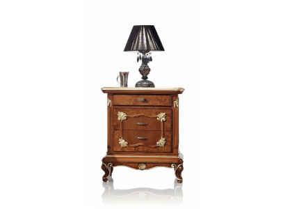 Table de chevet Design Console Tables d'appoint Chambre à coucher Bois Luxe Consoles nouveau