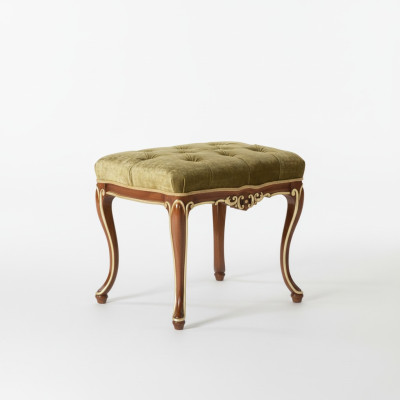 Tabouret Designer Chesterfield Repose-pieds Tabouret d'Appoint Chaise Longue Sellerie Nouvelle