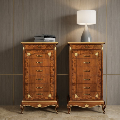 Garde-robe Mobilier Commode Buffet Commode marron Commodes Buffets Bois massif
