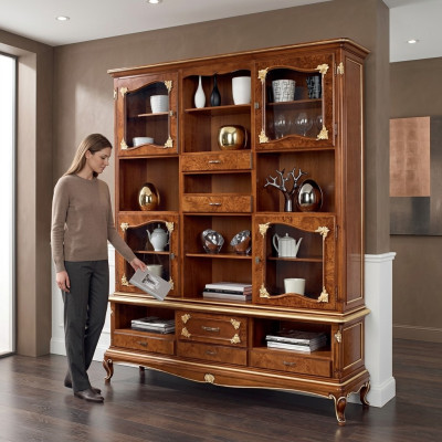 Étagère pour livres marron présentoir pour armoire Bibliothèque Vitrine Étagère Étagères neuves