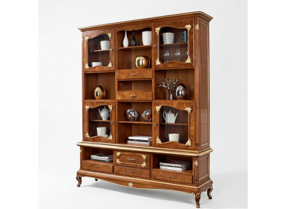Étagère pour livres marron présentoir pour armoire Bibliothèque Vitrine Étagère Étagères neuves