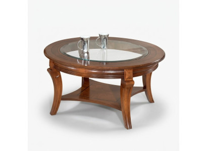 Table basse table en bois table de design tables de meubles italiens table en verre table ronde marron