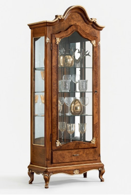Armoires Vitrines en bois Armoire en verre Armoire en vrai bois Vitrine de salon Meuble Buffet