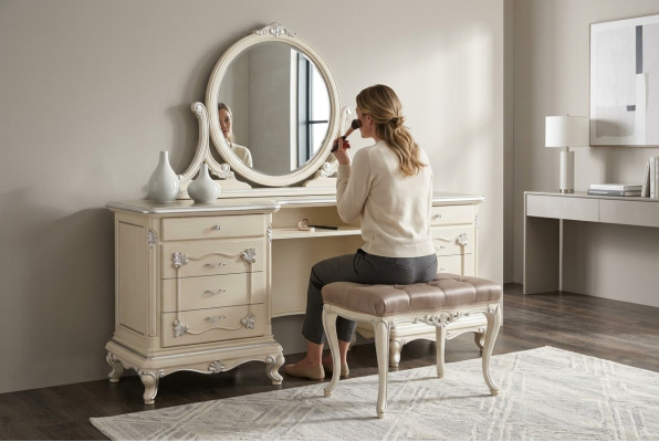 Table de maquillage Console Design Table en bois Tables de console Tables Mobilier italien