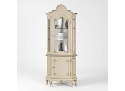 Vitrines en bois massif Armoire en verre en bois massif Vitrine Meuble de salon Buffet