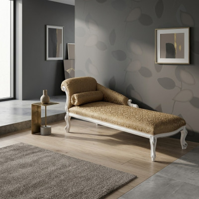 Chaise longue de luxe en tissu Art déco confortable