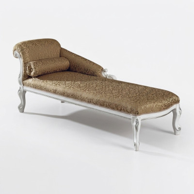 Chaise longue de luxe en tissu Art déco confortable