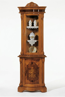 Vitrines Armoire en verre Vitrine en bois massif Buffet de salon Mobilier italien