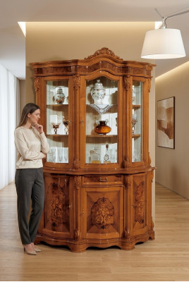 Vitrine, meubles de luxe italiens, vitrines, armoire, armoires en verre de conception.