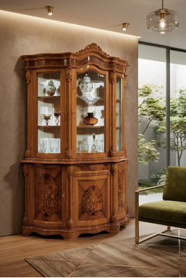 Vitrine, meubles de luxe italiens, vitrines, armoire, armoires en verre de conception.