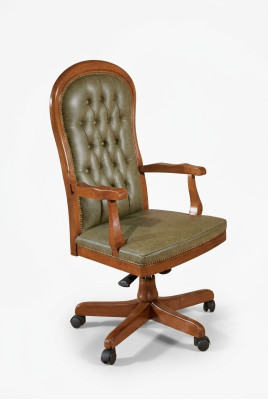 Chaise Chaise de direction Mobilier de bureau Chaise de bureau Chaise pivotante Fauteuil Style Elisa