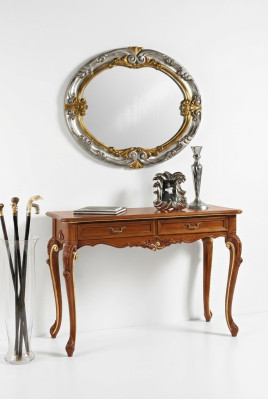 Table console Miroir Buffet Ensemble bois neuf Style italien StileElisa
