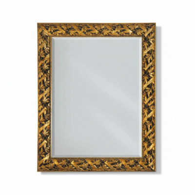 Miroir de design classique italien avec support en bois mural Italie nouveau