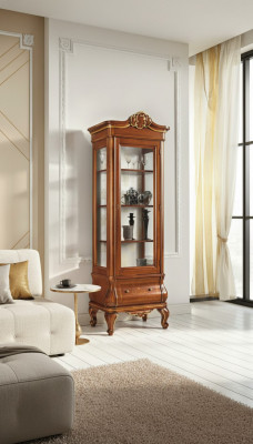Vitrine Vitrine Armoires en bois Salons Vitrines Meubles de luxe Italiens