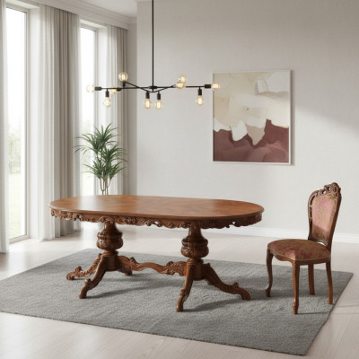 Mobilier Groupe de meubles Table + 2 chaises Ensemble 3 pièces. Suite de table à manger salle à manger