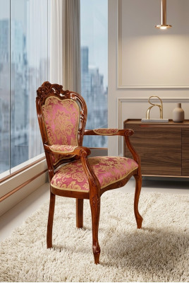 Chaises classiques Chaise Designer chaise en bois Chaise de salle à manger Fauteuil de luxe en bois