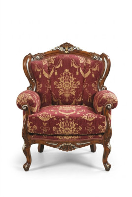 Meubles Chaises Design Art Déco Fauteuil Textile Salon Lounge Design Luxe Nouveau