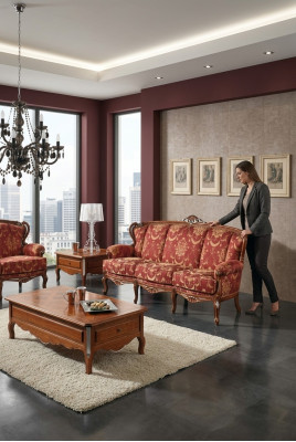 Canapé classique 3 places Canapé Canapé Canapé Canapés Canapés Baroque Sofa