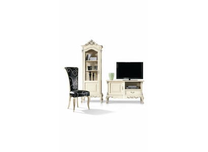 Ensemble classique de meuble mural Vitrine Armoire de télévision Buffet Vitrines Armoires 3 pièces.