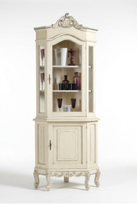 Armoires Vitrines en bois Armoires en verre Armoire en bois véritable Vitrine de salle de séjour Meubles Bahut