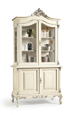 Vitrine Meubles de luxe italiens Armoires vitrines Buffet Armoire en verre Housse de cabinet de design