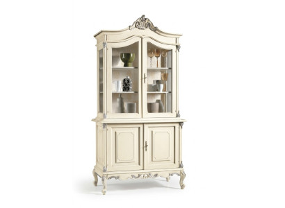 Vitrine Meubles de luxe italiens Armoires vitrines Buffet Armoire en verre Housse de cabinet de design