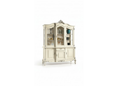 vitrine blanche de luxe italien, vitrines de meubles en verre buffet armoire placard