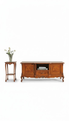 meuble télévision bas armoire meuble télé + table de salon mobilier en bois + table basse nouvelle