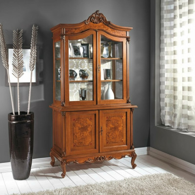 Vitrine de meubles de luxe italiens vitrines commodes armoires en verre design cabinets